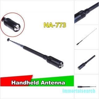 [IMMO] Handheld dual band nagoya na-773 sma-f antenna uv-5r 5re b5 b6 two way radio ELE