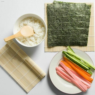 Cooling Mats┋Bamboo Sushi Mat Onigiri Rice Roller Rolling Maker Tool Supply For Kitchen Home (1)