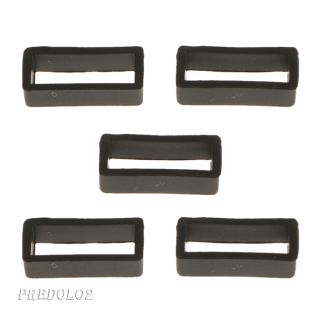 5 Pcs Rubber Clasp Ring Watch Band Strap Buckle Holder Rubber Holder Replacement Parts For Watches