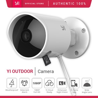 YI Outdoor Security IP Camera Waterproof Cloud Wireless CCTV 1080P NightVision International Version