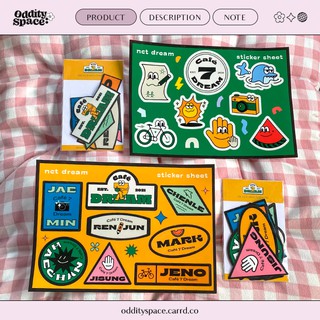 'CAFE 7 Dream Stickers' NCT Dream | ODDITY SPACE: