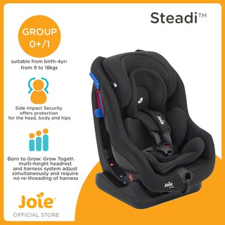 Joie Steadi Car Seat Group 0+/1 - Coal