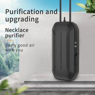 2021 Upgraded Wearable Air Purifiers USB Charger Portable Personal Air Purifier Necklace with Negative Ion Air Freshener (9)