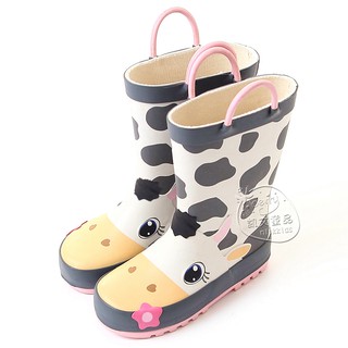 Baby Children Rain Boots Boys and Girls Kindergarten Rubber Soft Non-slip Waterproof Boots
