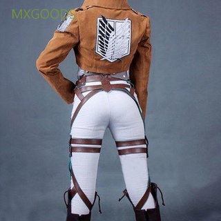 MXGOODS Fashion Shawl Belt Suit Adult Costumes Leather Shorts Anime Harness Belt Recon Corps Shingeki No Kyojin Adjustable Cosplay Attack on Titan/Multicolor