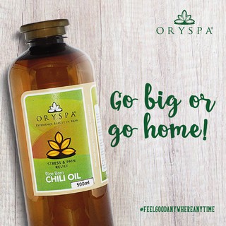 Oryspa Rice Bran Chili oil (Massage oil) Stress & Pain Relief