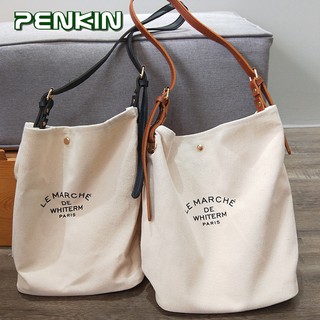 Penkin Women Canvas Tote Bag Student Sling Bag With Small Hand Bag