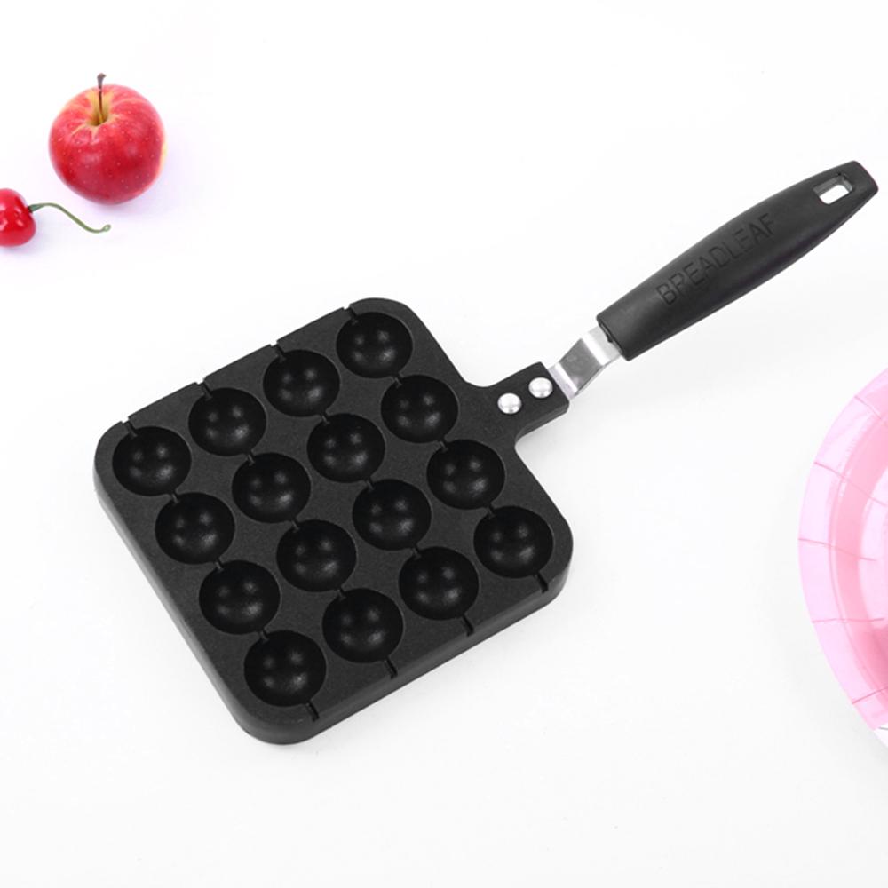 DreamH☛ 16Holes Aluminum Takoyaki Maker Grill Pan Octopus Ball Plate Home Cooking Forms Mold Tray Ba (3)