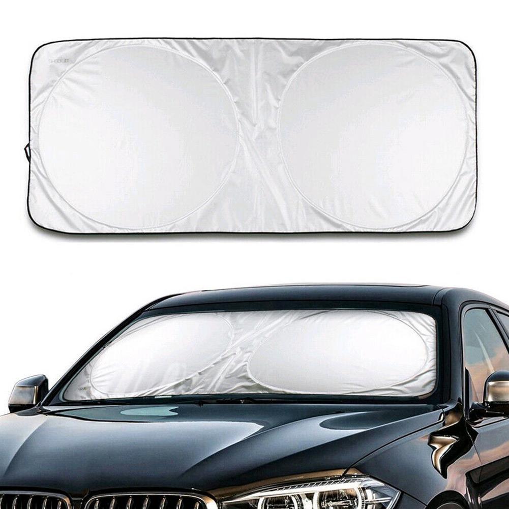 Auto Car Front Rear Window Foldable Jumbo Visor Sun Shade Windshield Cover Block