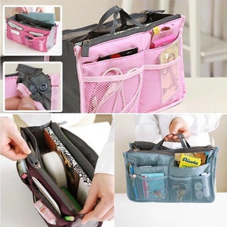 Travel Bags♞▫Dual Bag Organizer Dual Bag In Organizer Makeup Dual Pouch Bag Travel Bag
