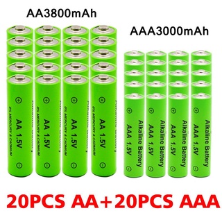 AA + AAA Rechargeable AA 1.5V 3800mAh / 1.5V AAA 3000mah Alkaline Battery Flashlight Toys Watch MP3
