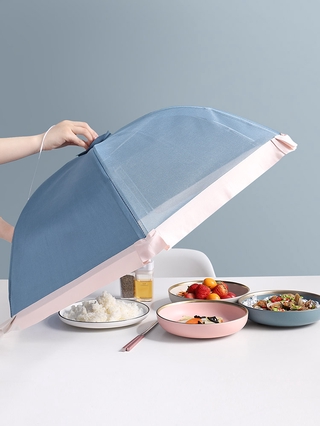 Household Folding Dish Cover Kitchen Large Dish Cover Fly Cover Leftover Food Cover Dust Cover Food