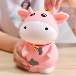 Cartoon Cute Cows Shaped Piggy Bank Money Box Large Savings Box Gifts For Coins Home Decoration Kids Gift