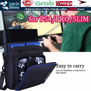 PS4 Pro Game System Travel Bag Canvas Case Protect Shoulder Carry Bag Travel Case Storage Bag