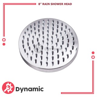 Dynamic ABS 8 inches Rain Shower Head Only Round Rainfall Effect