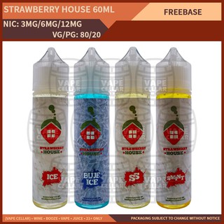 Strawberry House 60ML (3MG, 6MG, 12MG) | Vape Juice E Liquids