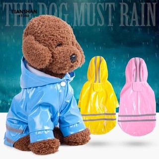 Pet Dog Waterproof Waistcoat Raincoat Rain Slicker Clothes