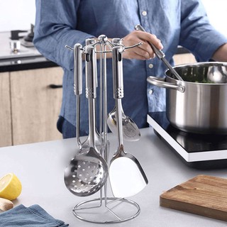 Ready Stock KITCHEN TOOL 7in1 STAINLESS STEEL SET/KITCHEN WARE (UTENSILS & GADGETS) HIGH QUALITY COD