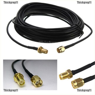 【thic•REY】WIFI Antenna Extension Cable SMA Male to SMA Female RF Connector Ada (1)