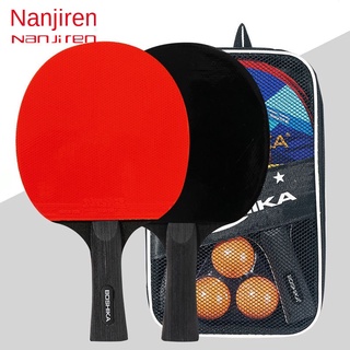Authentic Table Tennis Rackets Beginner Table Tennis Ball Pen-Hold Grip Hand-Shake Grip Adult and Ch