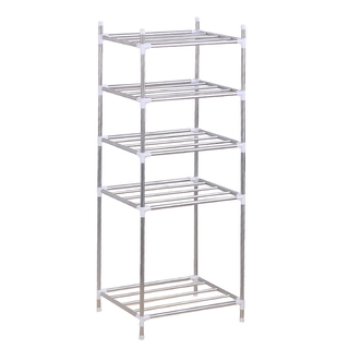 Stainless steel pan racks, kitchen and bathroom shelves, multi-layer floor stands, sink racks, storage shelves