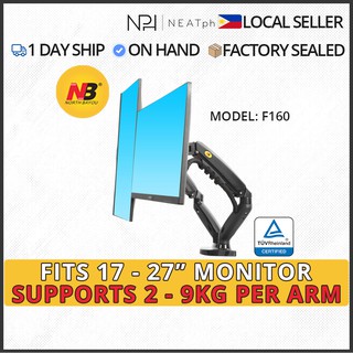 NB North Bayou DUAL Monitor Arm Mount Stand F160