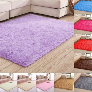 Superuiai Bedroom Anti-skid Carpet Mat Floor Soft Carpet