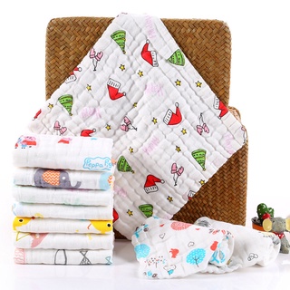 Soft Face Towel Gauze Muslin Layer Cotton Baby Wash Cloth Lampin Random Cute Designs