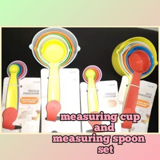 measuring cup and measuring spoon set