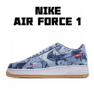 Nike Air Force 1 '07 LV8 Denim Men's and women's sports shoes
