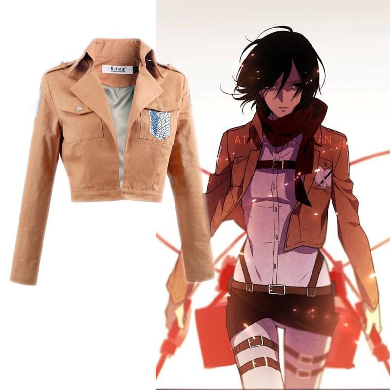 Attack on Titan Jacket Shingeki no Kyojin Military Cosplay Costume Coat jacket