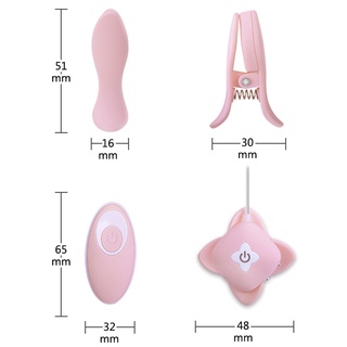 AHSP Wireless Remote Nipple Clamp Vibrator for Woman Sex Toys Adjustable Clamp Breast Adult Flirting (6)