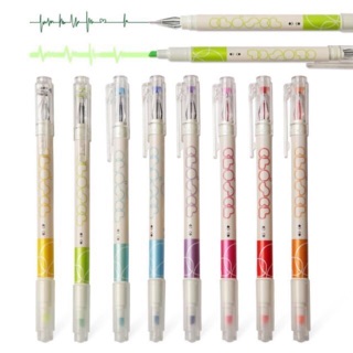 Highlighter Marker & Color Gel Pen/8pcs/double sided (7)