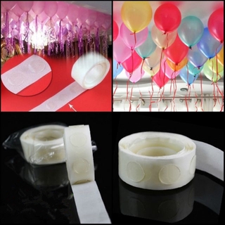 【Ready Stock】100pcs birthday party needs balloon Double Adhesive Glue Dot party decor waterproof tape