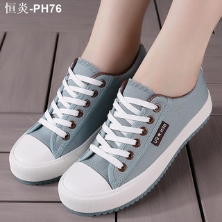 ins autumn new shoes student canvas shoes women s shoes Korean version of all-match soft bottom brea