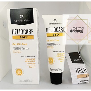 Heliocare 360 Dry Touch Oil Free Gel (New Packaging)