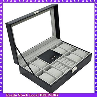 【available】8 Grids Watch Storage Organizer Box Ring Collection