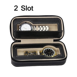 2/4/8 Slot PU Leather Watch Dislpay Box Watch Storage Box (4)