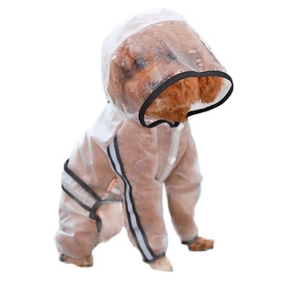 Dog Raincoat Dog Clothes Transparent Raincoat Light Waterproof Coat for Dogs Pet Cloak Small Dog Cat