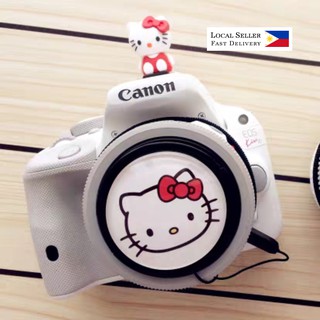 Cartoon Hello Kitty Lens Cap or Hotshoe for Canon 100D 70D