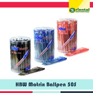 HBW Matrix Ballpen - Retractable Pen - Sold per piece