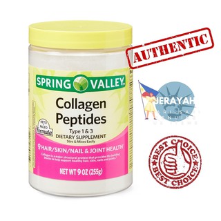 Spring Valley Collagen Peptides Powder, Type 1 & 3, Keto Formula, 255g
