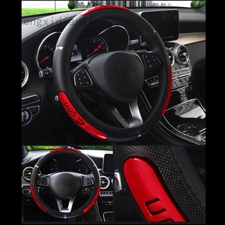 ready stock Reflective Faux Leather Steering-Wheel /China Dragon Design Car Steering Wheel Covers