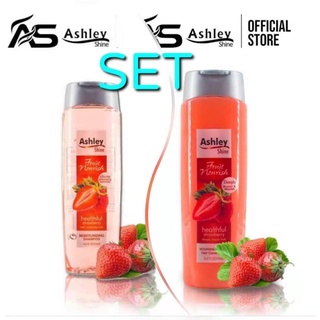 Ashley Shine Fruit Nourish Conditioner & Shampoo (SET) 410ml