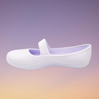 white shoes❀SOPHIA Girls lightweight and Waterproof rubber Shoes (White)