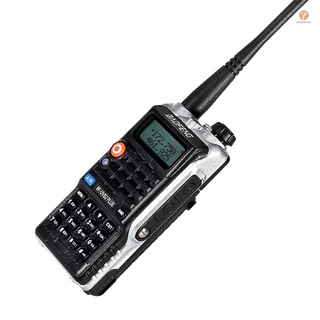 onlylove1-BAOFENG BF-UVB2 Plus FM Transceiver Dual Band LCD Display Handheld Interphone 128CH Two Way Portable Radio Support Long Communication Range Long Standby Time Clear Voice Walkie Talkie Black US Plug