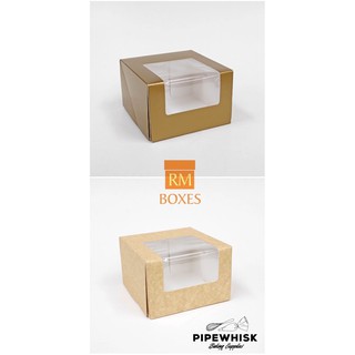 Pre-Formed Cake Box - 5½" x 5½" x 3½"