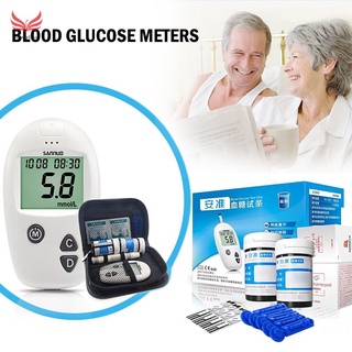 Ready Stock/♞◐✻Blood Glucose Meter Monitoring System Machine Tester Portable Test Sugar Diabetes