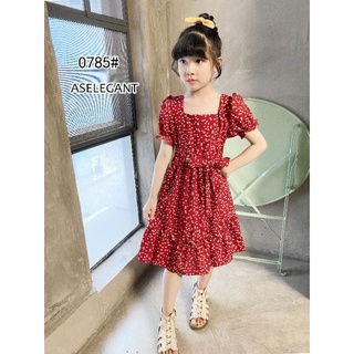 AS ELEGANT new fashion dress with ribbon for kids 0783/0785