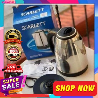 xd09.14♈Original Scarlett High quality Automatic Power off Stainless Steel Electric Heat Kettle